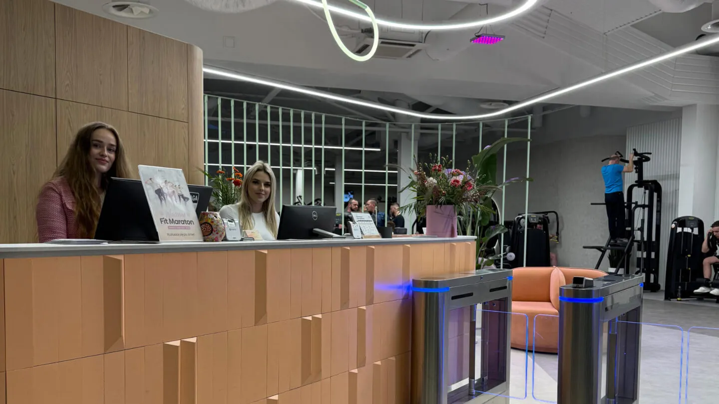 Recepcja siłowni FitLife Zamość